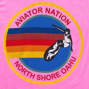 Aviator Nation Pink North Shore Hoodie